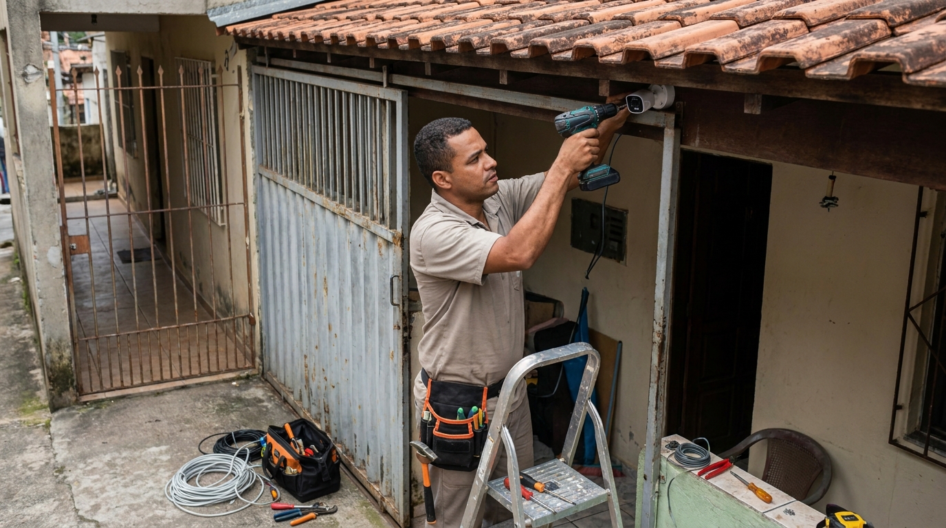 Instalação de Câmera Residencial em Criciúma‑SC