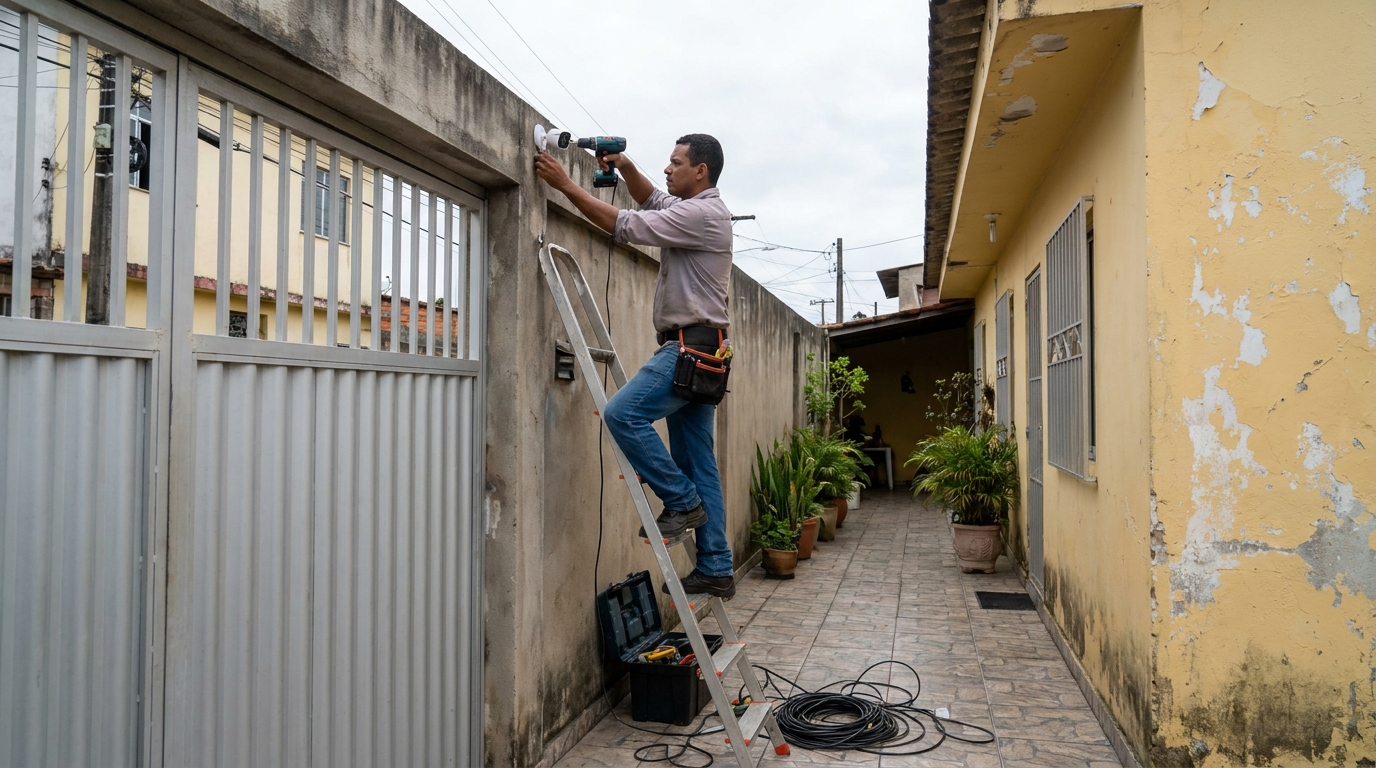 Passagem de Cabeamento em Criciúma‑SC